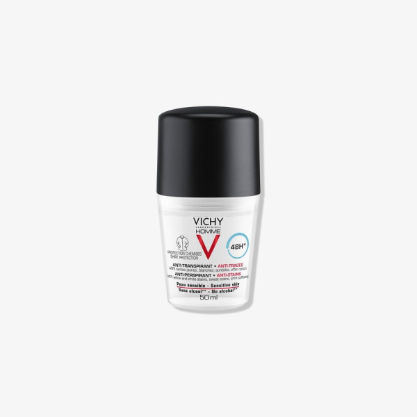 Vichy Homme Desodorizante Antimanchas Antitranspirante 48H 50ml